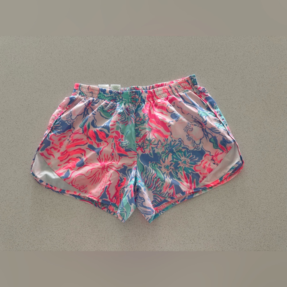 Lilly Pulitzer Pink and Blue Patterned Shorts